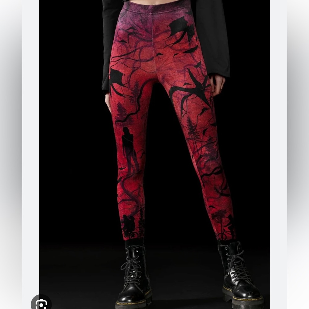 Blackmilk Stranger Things Veccna Velvet Leggings
